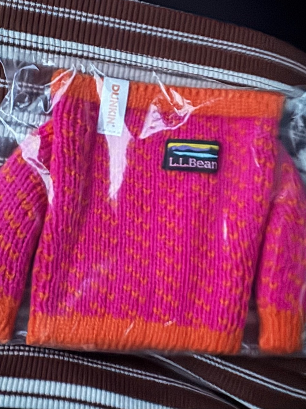 L.L. Bean x Dunkin Collab Coffee Cup Sweater